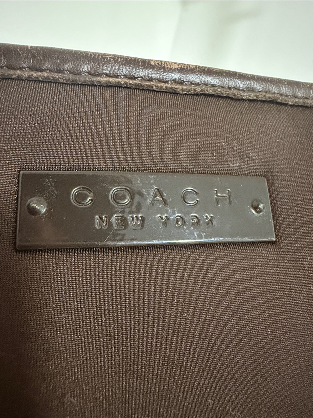 Coach Vintage 6215 Brown Mini Backpack with Leather Trim - Picture 12 of 13